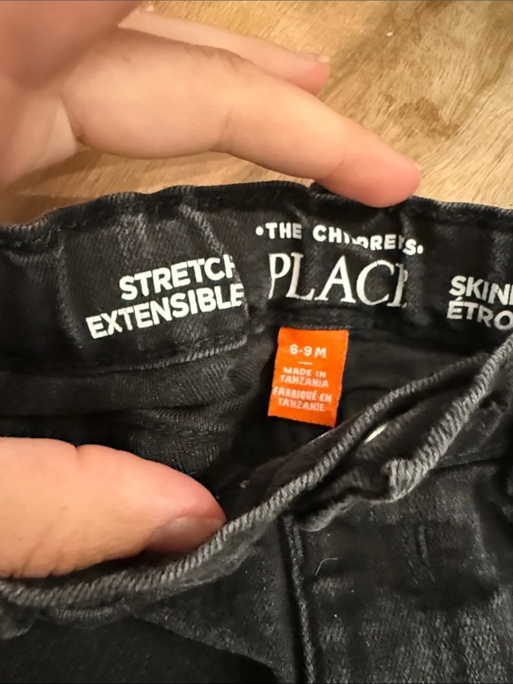 The Children's Place Gray and Black Stretch Jeans Duo